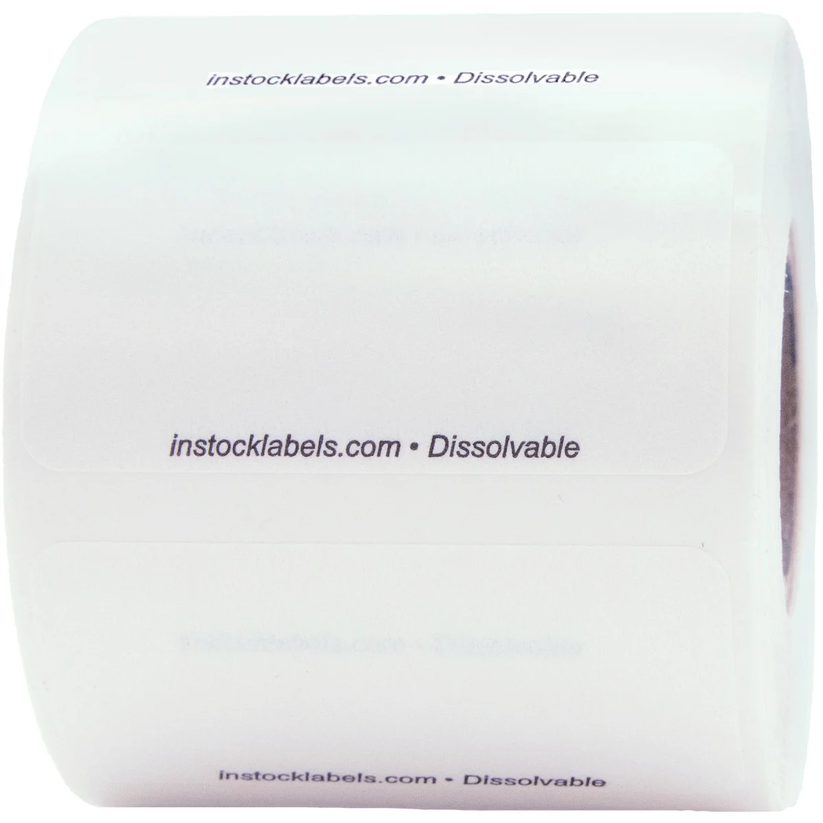 QTY 500 Rectangle Dissolvable Writable Blank Labels 1" x 2"