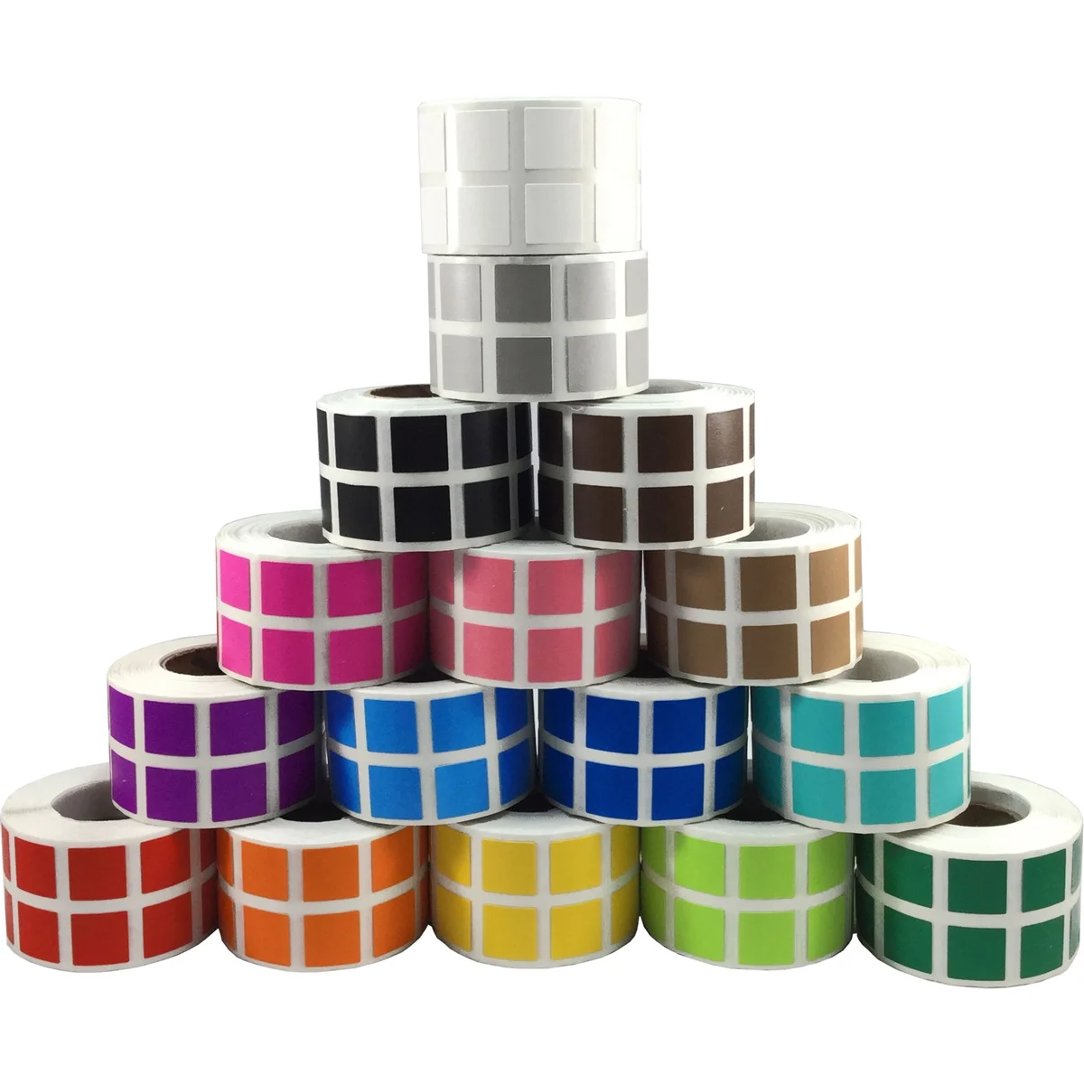 16 Colors Bulk Pack | 1/2" Square