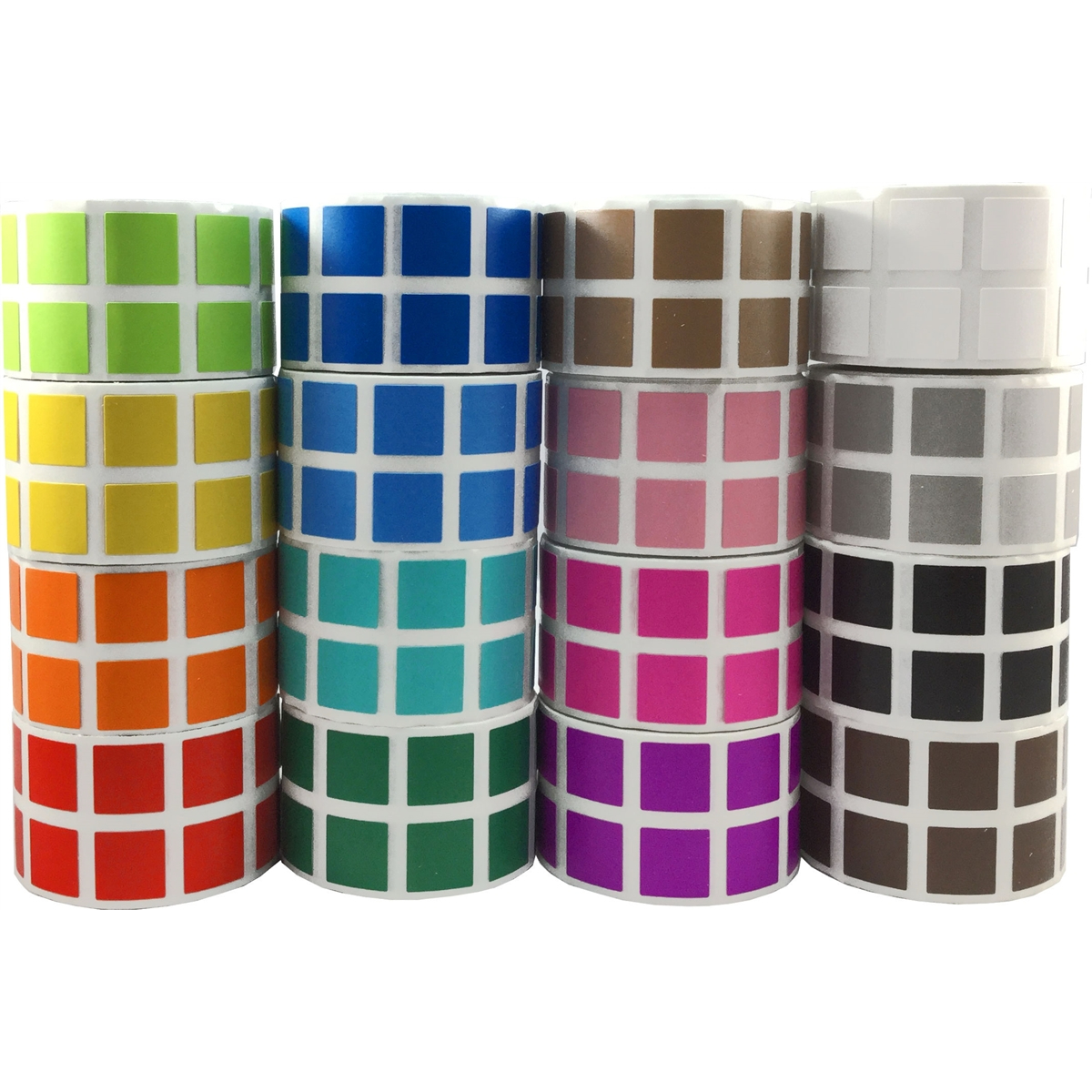 16 Colors Bulk Pack | 1/2" Square