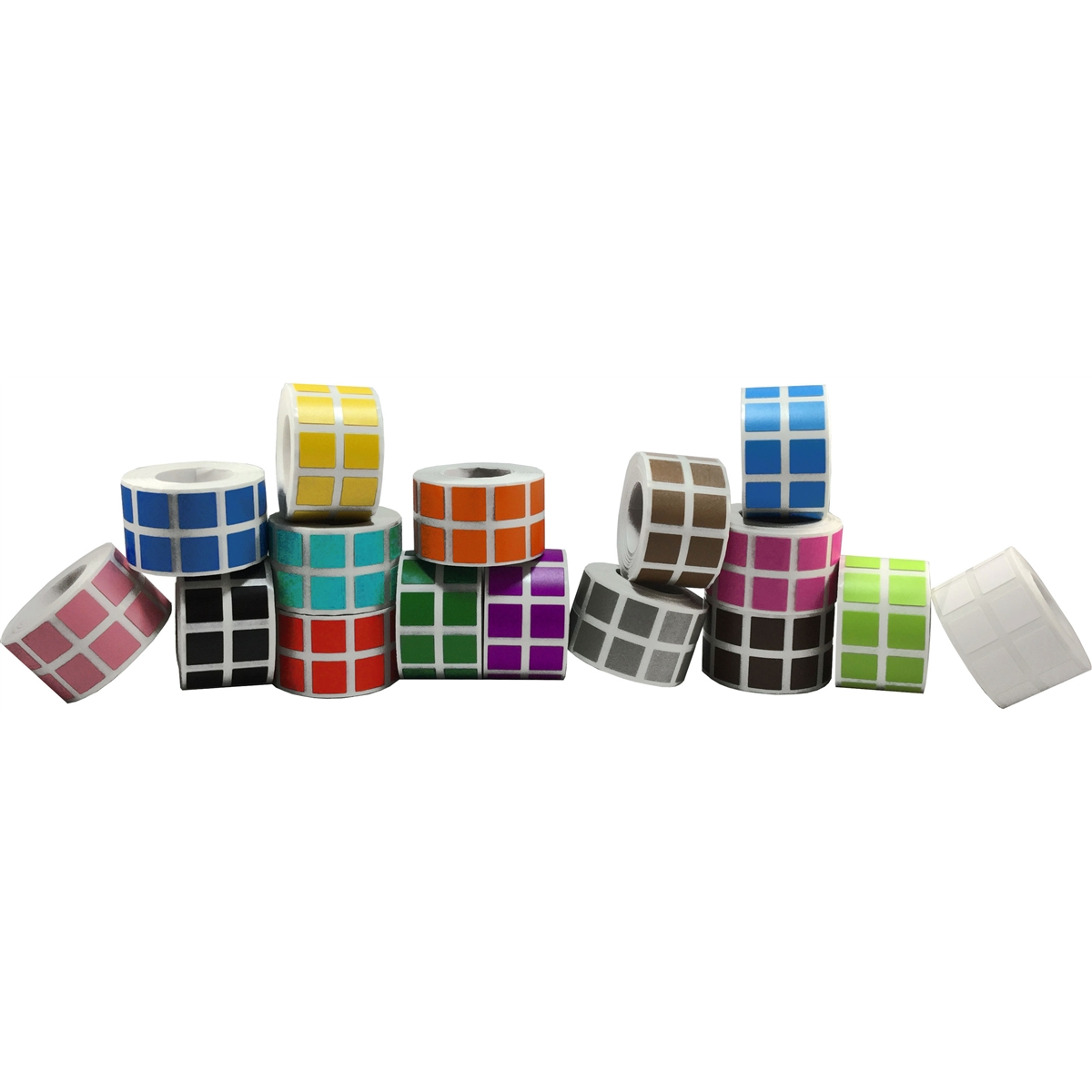 16 Colors Bulk Pack | 1/2" Square