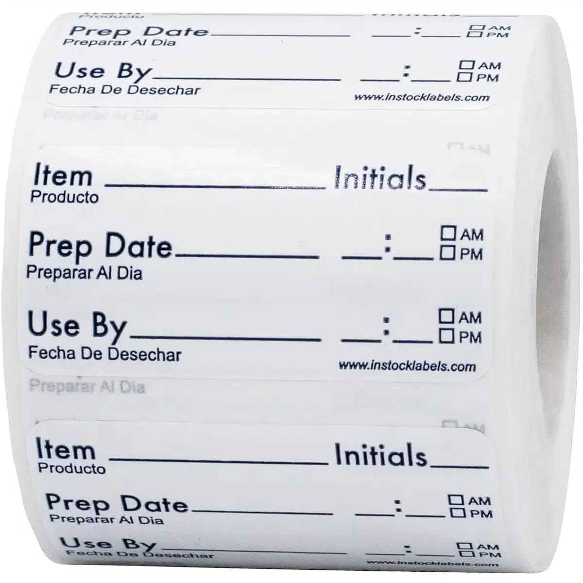 QTY 500 Writable Food Prep Date Use By Labels