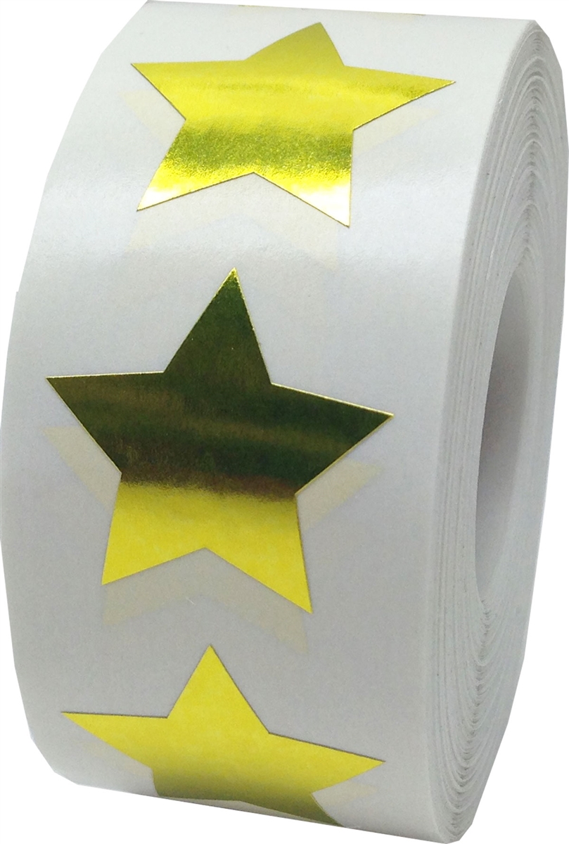 Gold Star Stickers 1 Inch