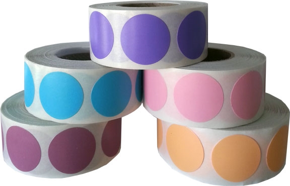 Pastel Color Labels Collection | 3/4" Round