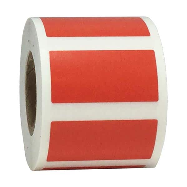 Red Colored Rectangle Labels .75