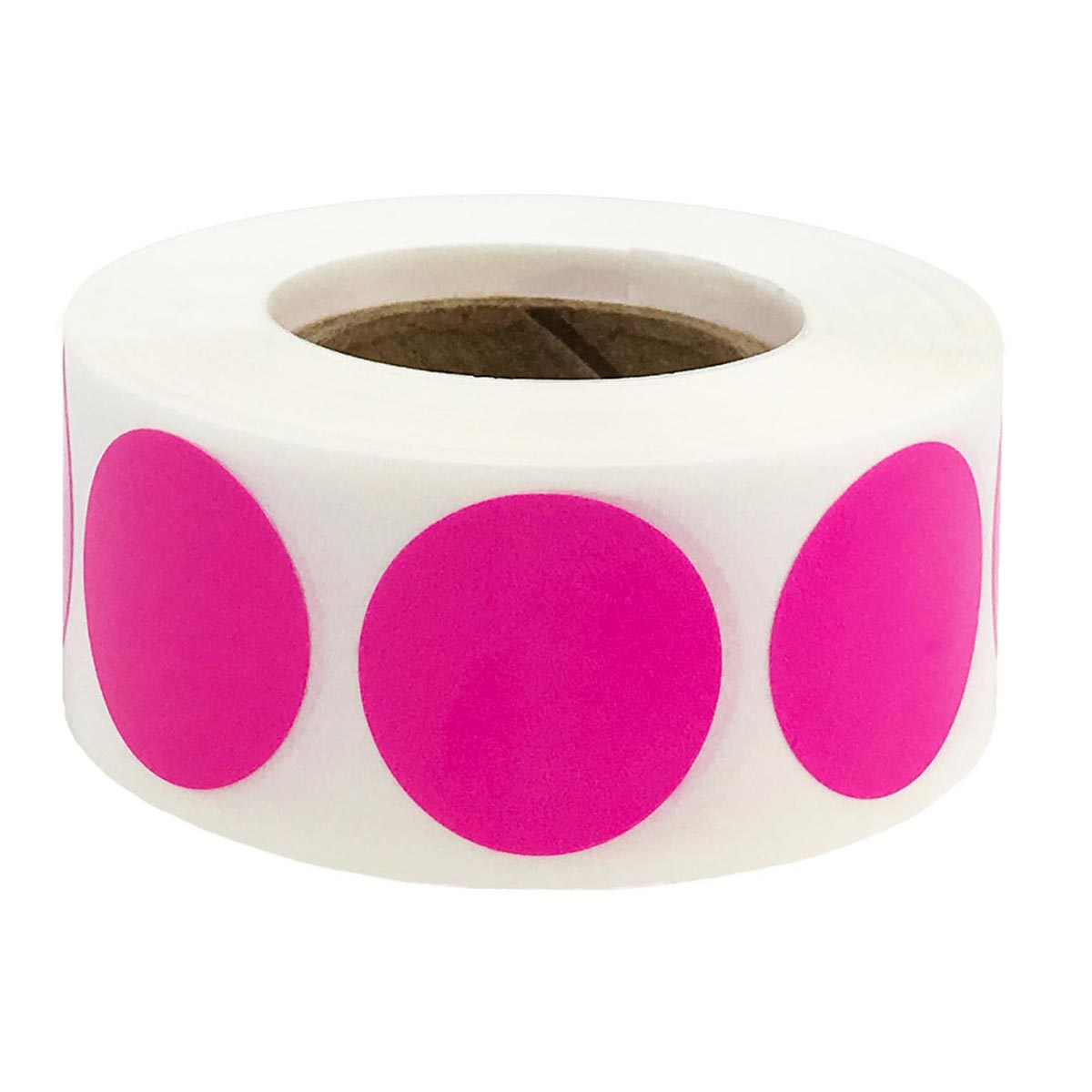 hot-pink-color-code-labels-3-4-round-instocklabels