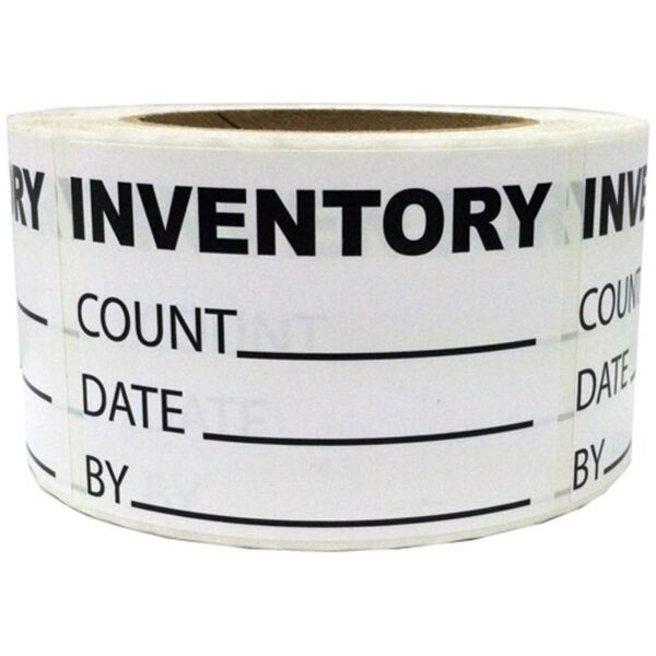 By Labels 2.5/" x 1.5/" Inches500 Pack Bright ORANGE Date INVENTORY Count