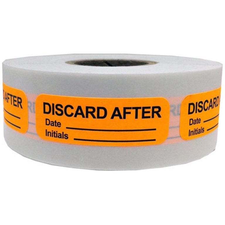 Discard After Date Medication Pharmacy Warning Labels | InStockLabels.com
