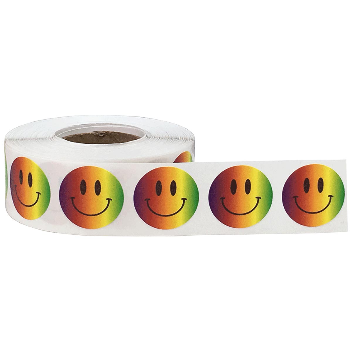 Yellow Smiley Face Stickers 3/4