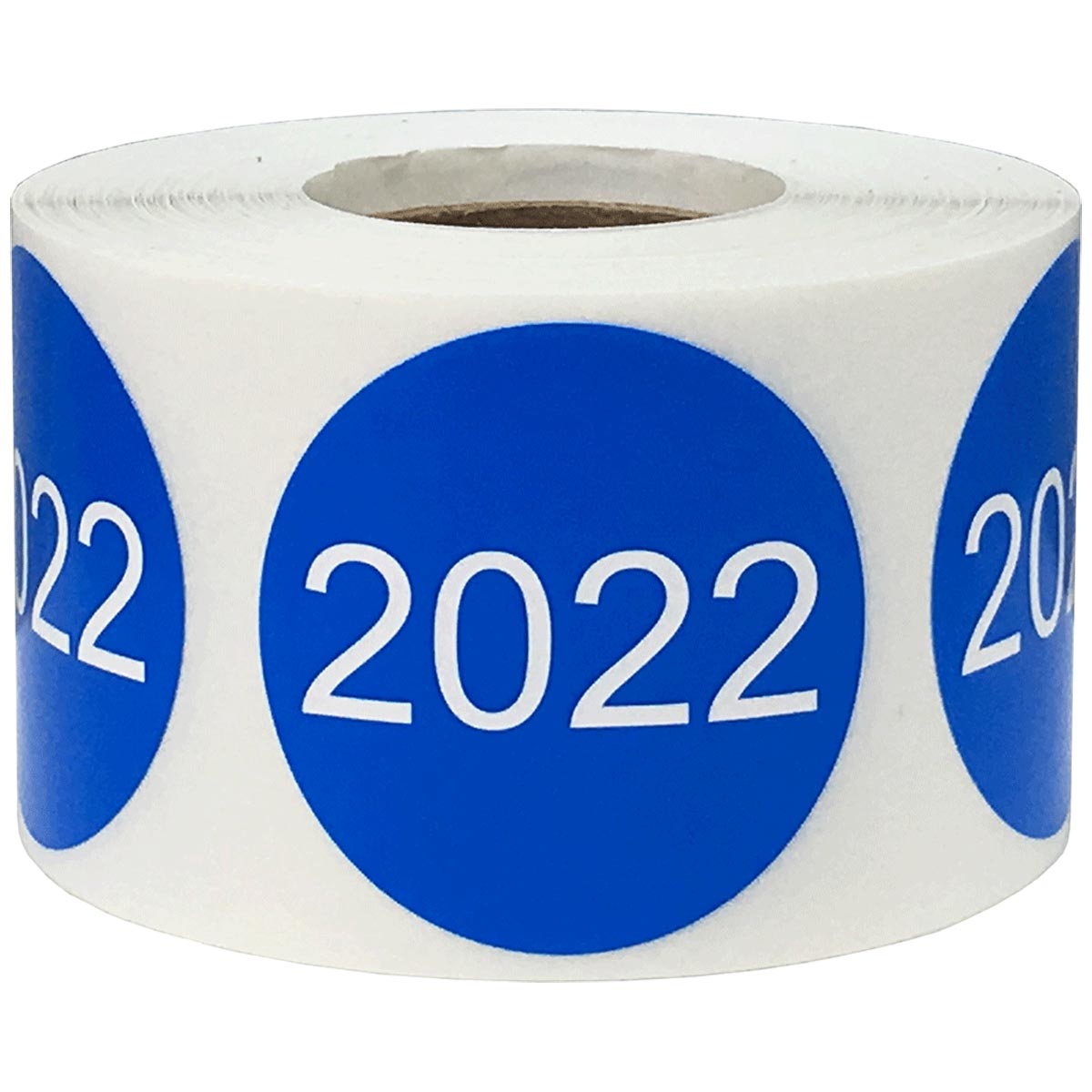 Large Year 2022 Stickers, 1.5 Round