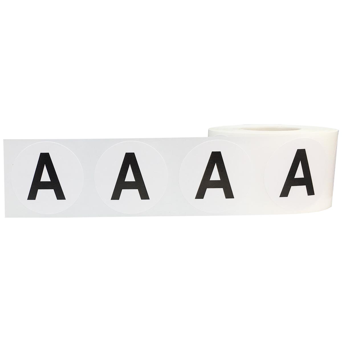 Large Letter A Stickers 1.5" Round