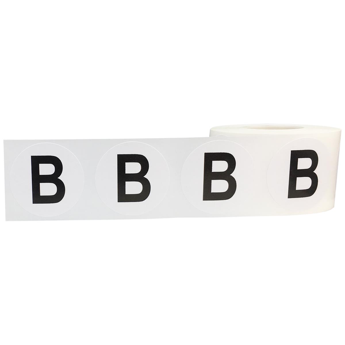 Large Letter B Stickers 1.5 Round