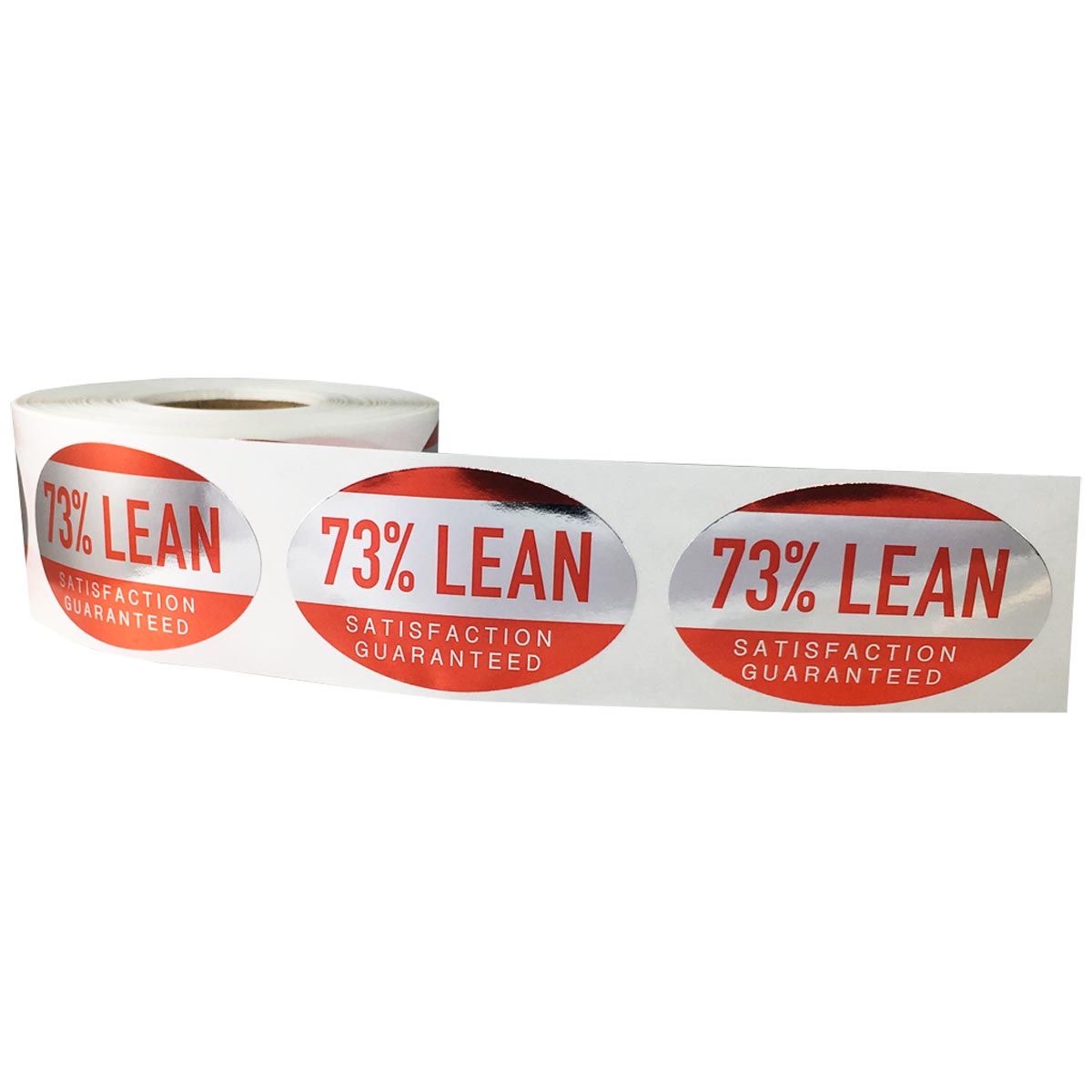 73% Lean Meat Supermarket Labels