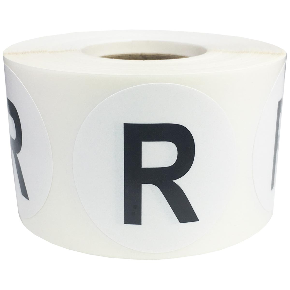 Large Letter R Stickers 1.5" Round