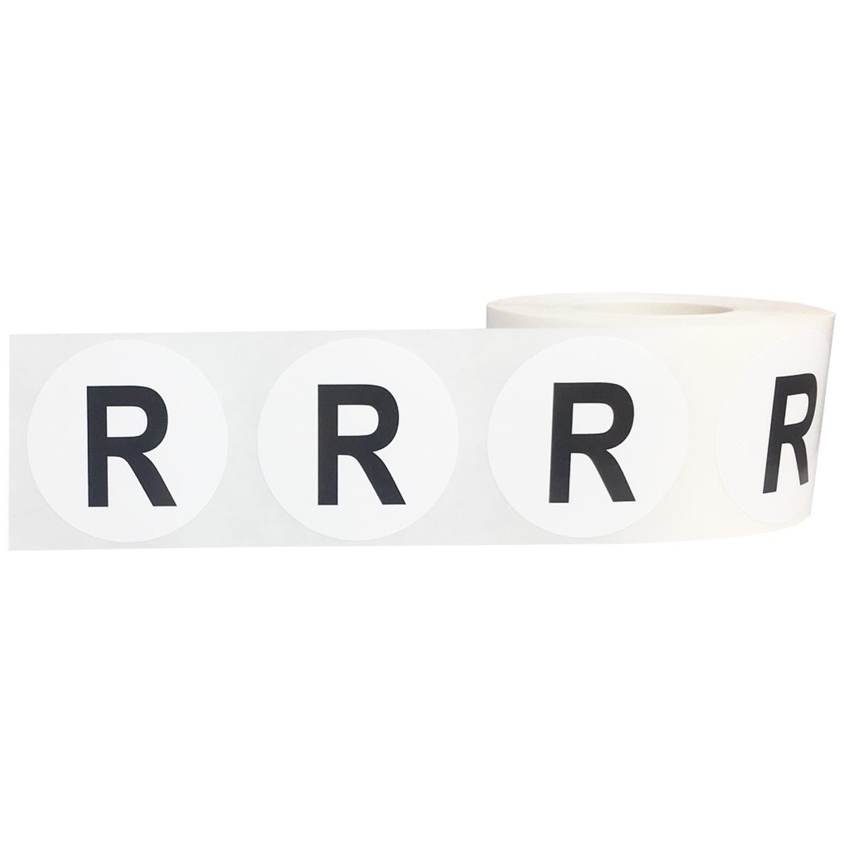 Large Letter R Stickers 1.5" Round