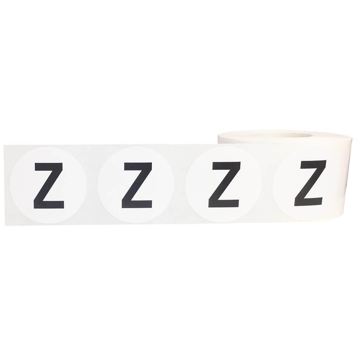 Large Letter Z Stickers 1.5 Round