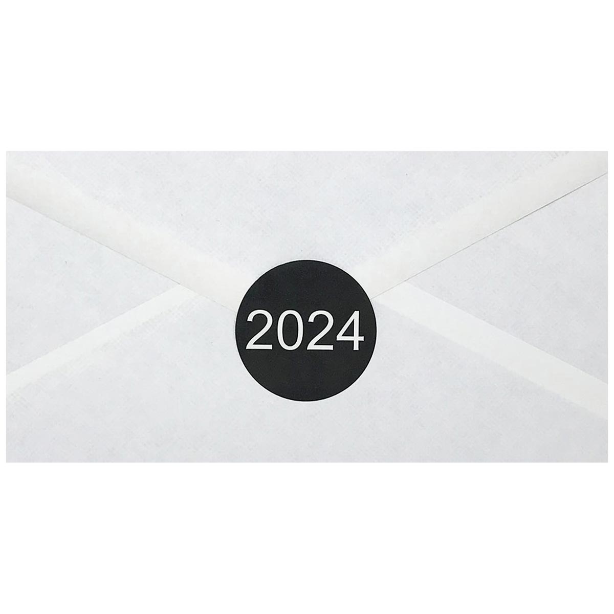 Large Year 2024 Stickers 1.5" Round