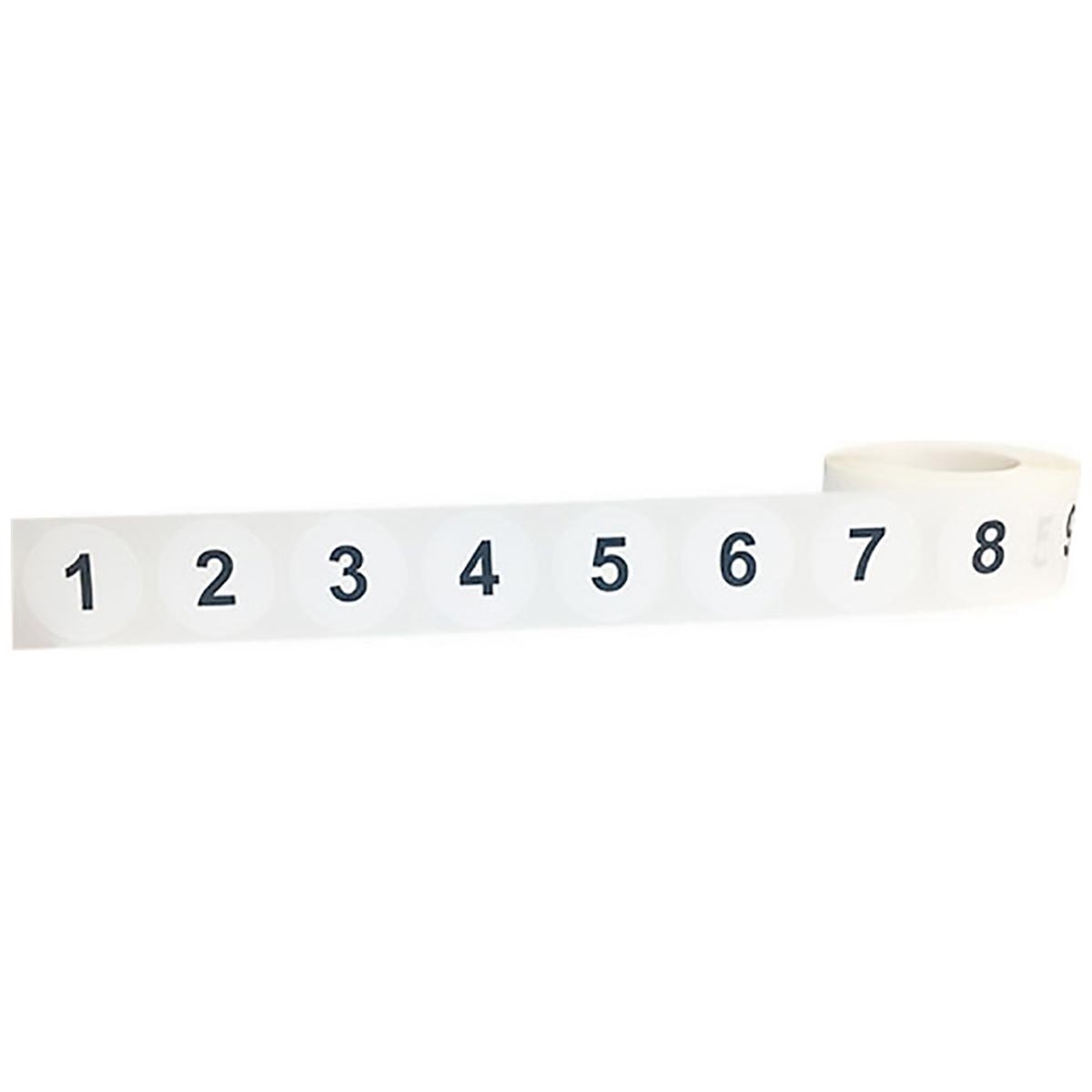 Consecutive Number Stickers 1 - 10 | 50 Sets | 1 Round