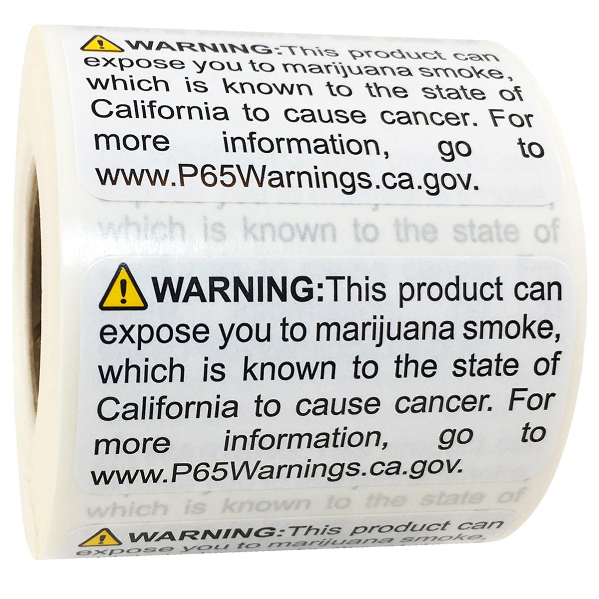 Cannabis Warning Prop 65 Warning Labels | InStockLabels.com