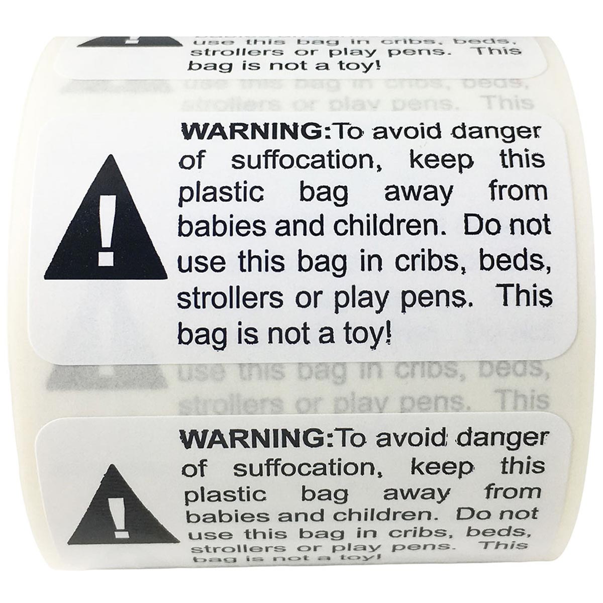 Warning on a product