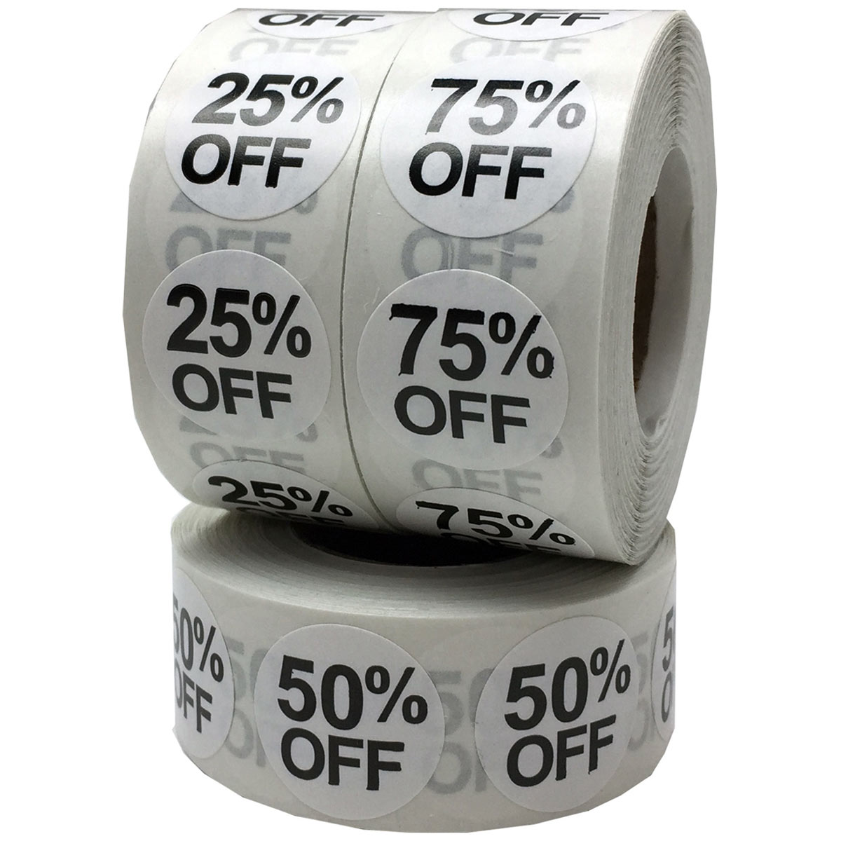 Percent Off Labels 3/4" - Retail