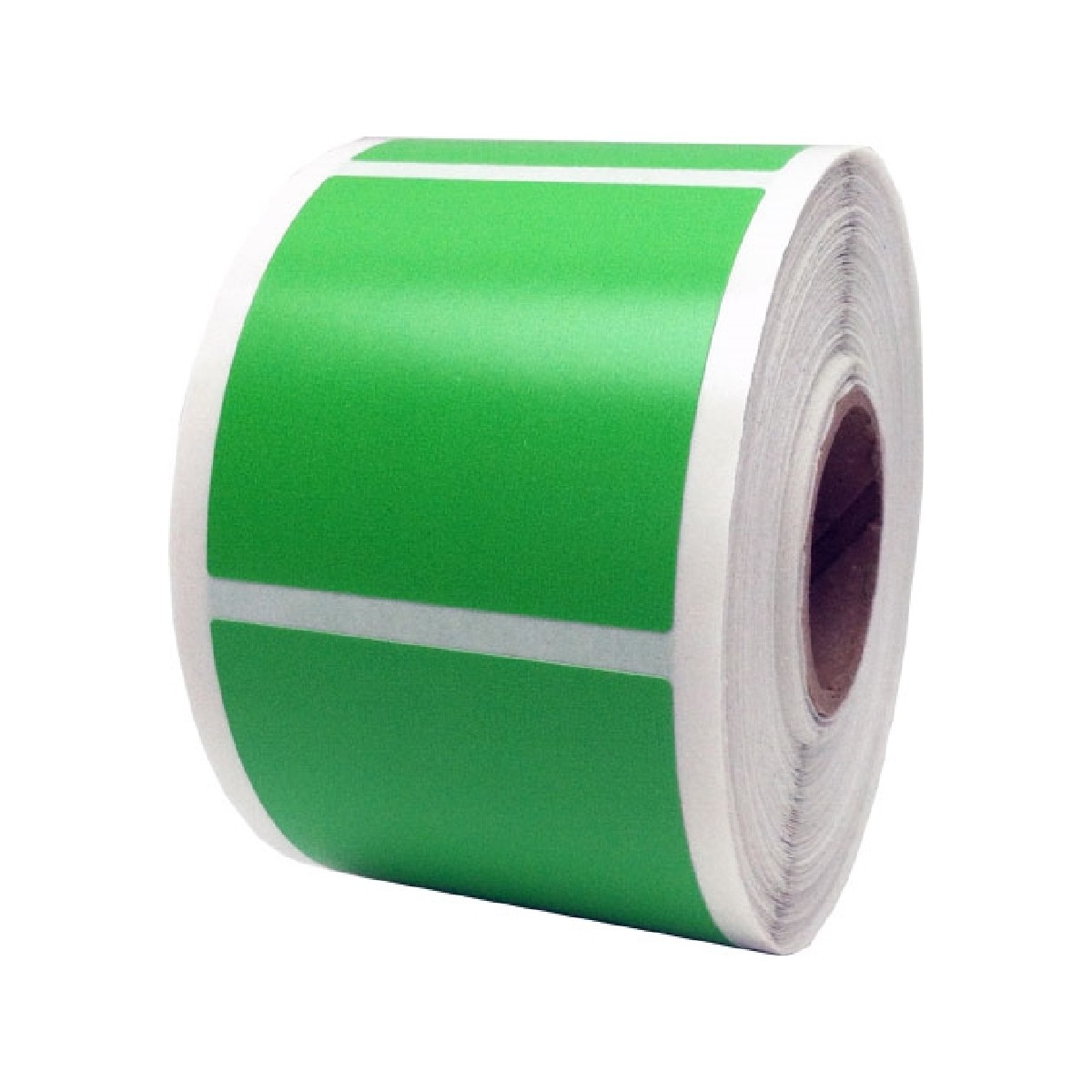 Light Green Colored Labels 1.5" Square