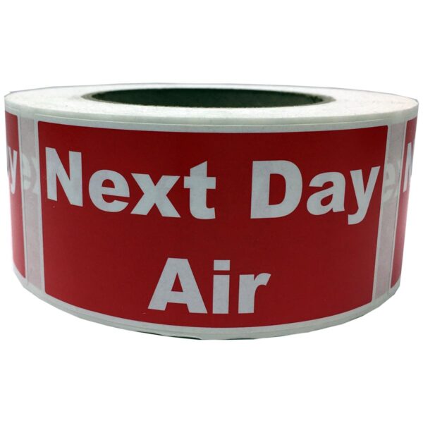 Next Day Air Shipping Labels | 2 x | 500/Roll | InStockLabels.com