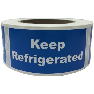 Keep Refrigerated Labels 2 x 4" - Healthcare