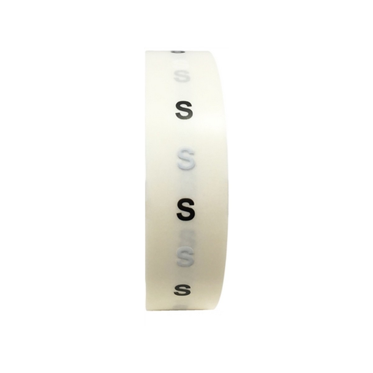 Modern S Thin Size Strip Labels for Retail Shirts 3/4″ x 6 ...