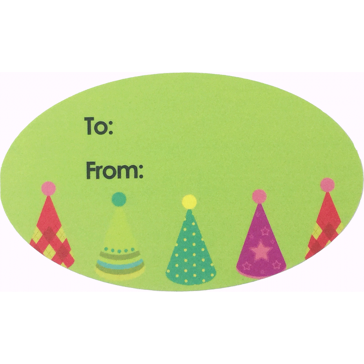 2.5 x 1.5 inch  Gift Giving: Birthday Tag Stickers / Gift Tags