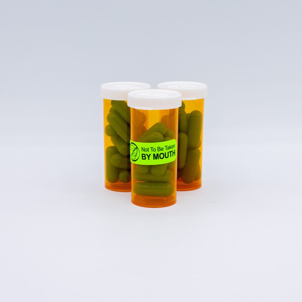 P.M. Medication Pharmacy Warning Labels .5" x 1.5"