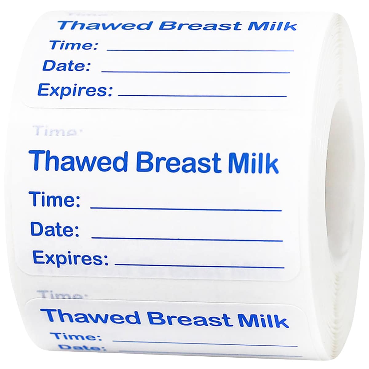 Removable Thawed Breast Milk Labels 1 x 2"