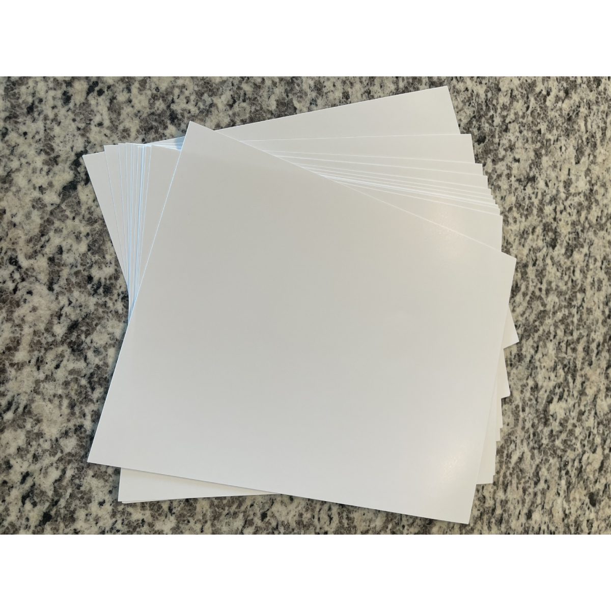 Cricut 8.5 x 11 White Printable Sticker Papers 12ct