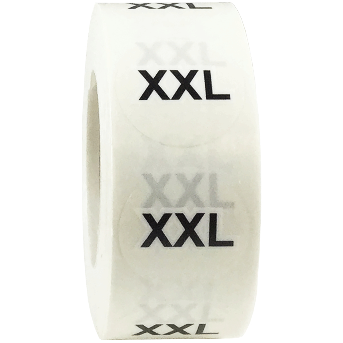 Ultra Clear Round Size Label Stickers for Shirts QTY 500