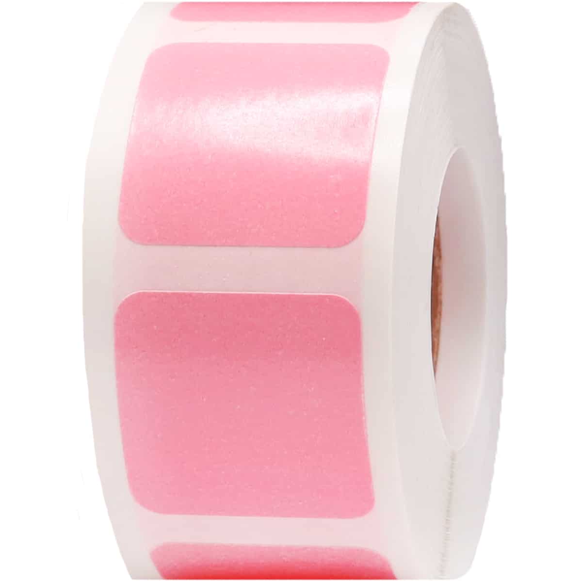 Pink Labels 1" Square