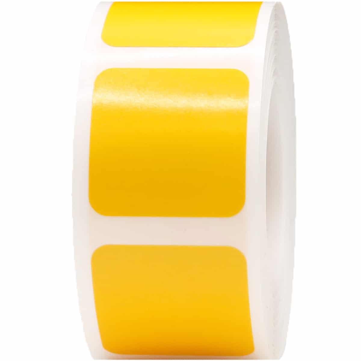 Yellow Labels 1" Square