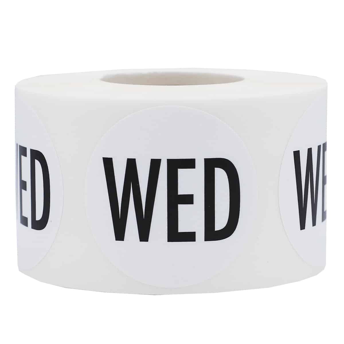 Wednesday Colored Day Stickers 1.5" Round