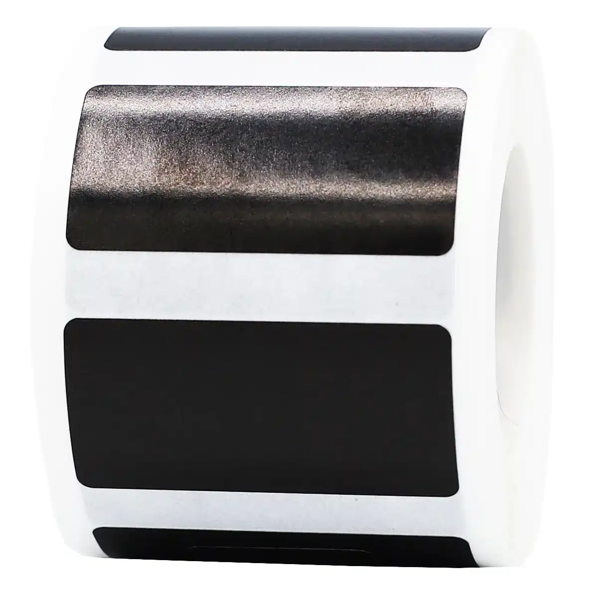 QTY 500 Black Colored Rectangle Labels .75" x 1.5"