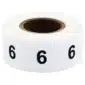 Number 6 Stickers