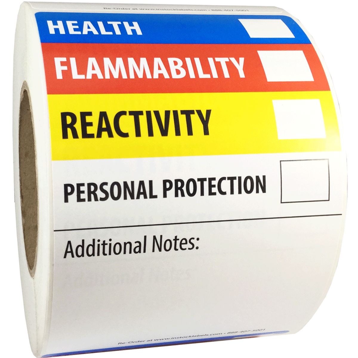 Dot Health Flammability Reactivity Identification Labels