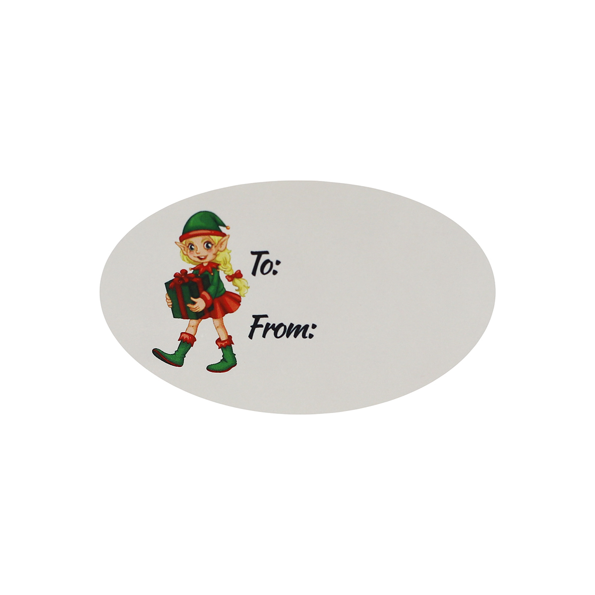 Santa Elf Christmas Gift Tags for Holiday Gift Wrapping