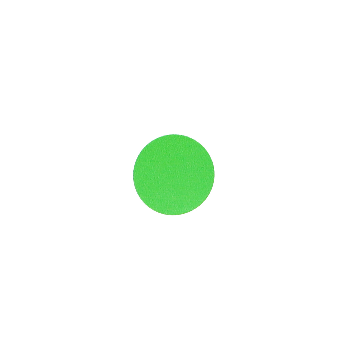 1/2 inch Permanent Round, Color-Code Dot Stickers: 1,000/Box, Green