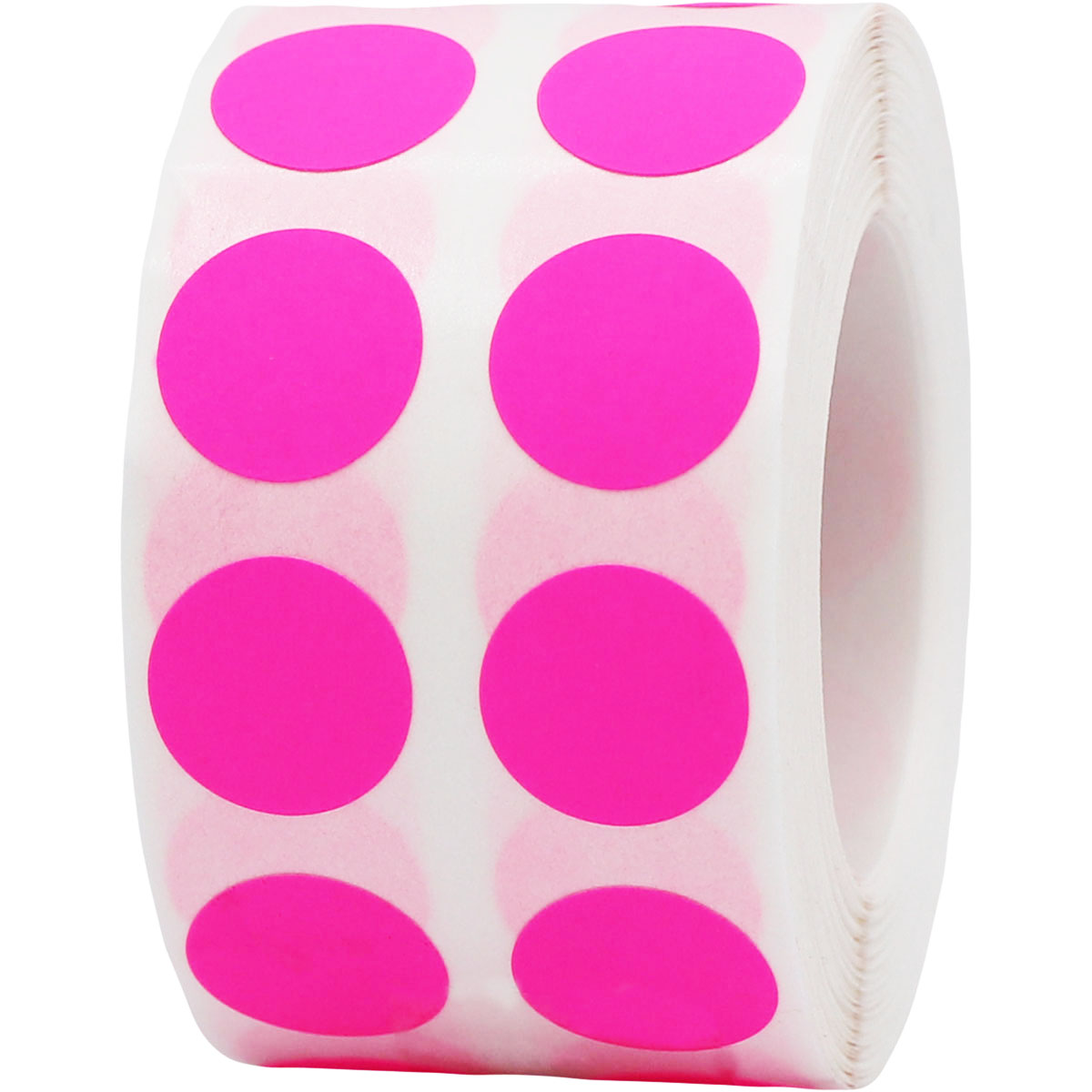 Self Adhesive Labels for Colour Coding 30 Pink Stickers
