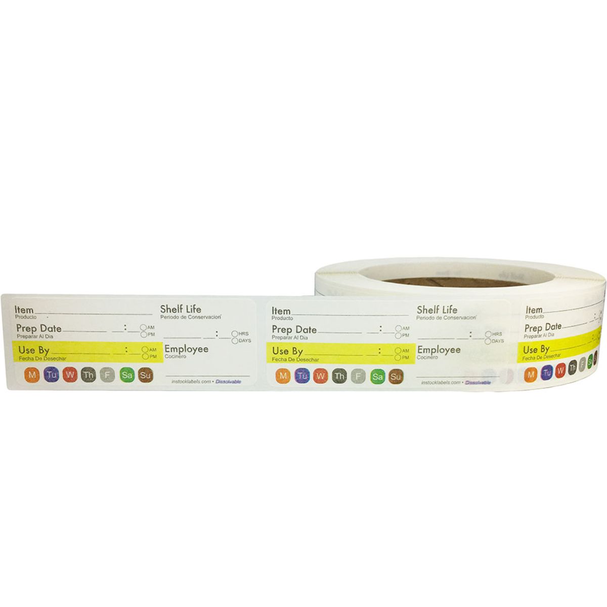 2 Rolls labels for organizing Removable Labels Dissolvable Food Labels for