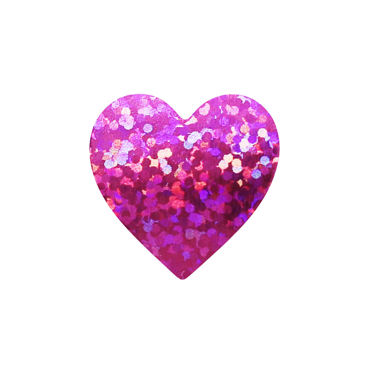 Love #Heart #Metallic #Pink #Silver #Sticker #Gradient #Metal