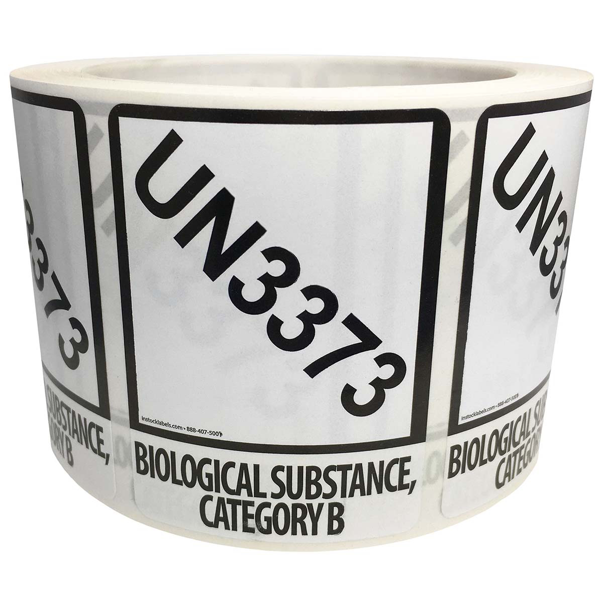 Small Un3373 Labels For Biological Substance Category B