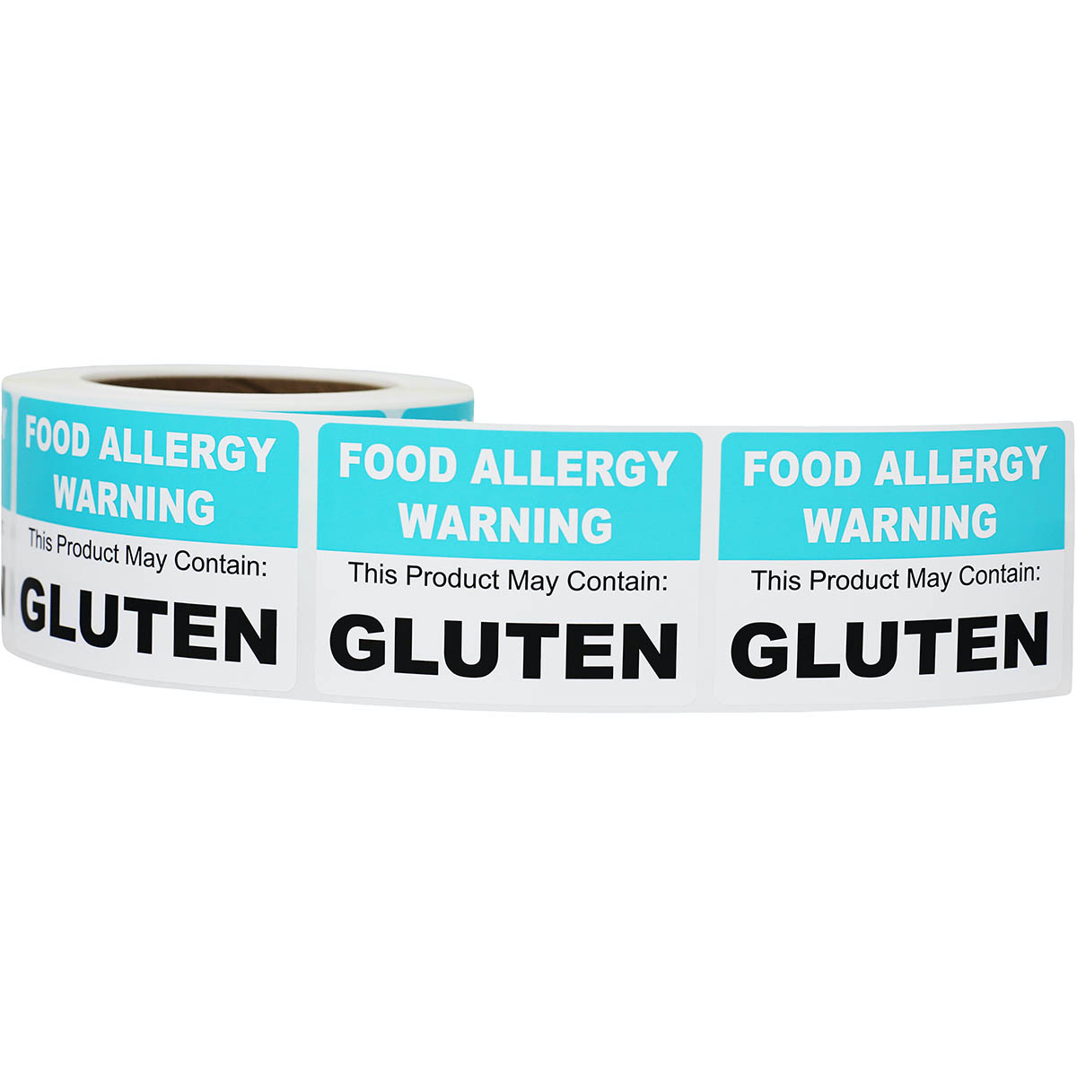 Large Food May Contain Gluten Allergy Warning Labels Instocklabels Com