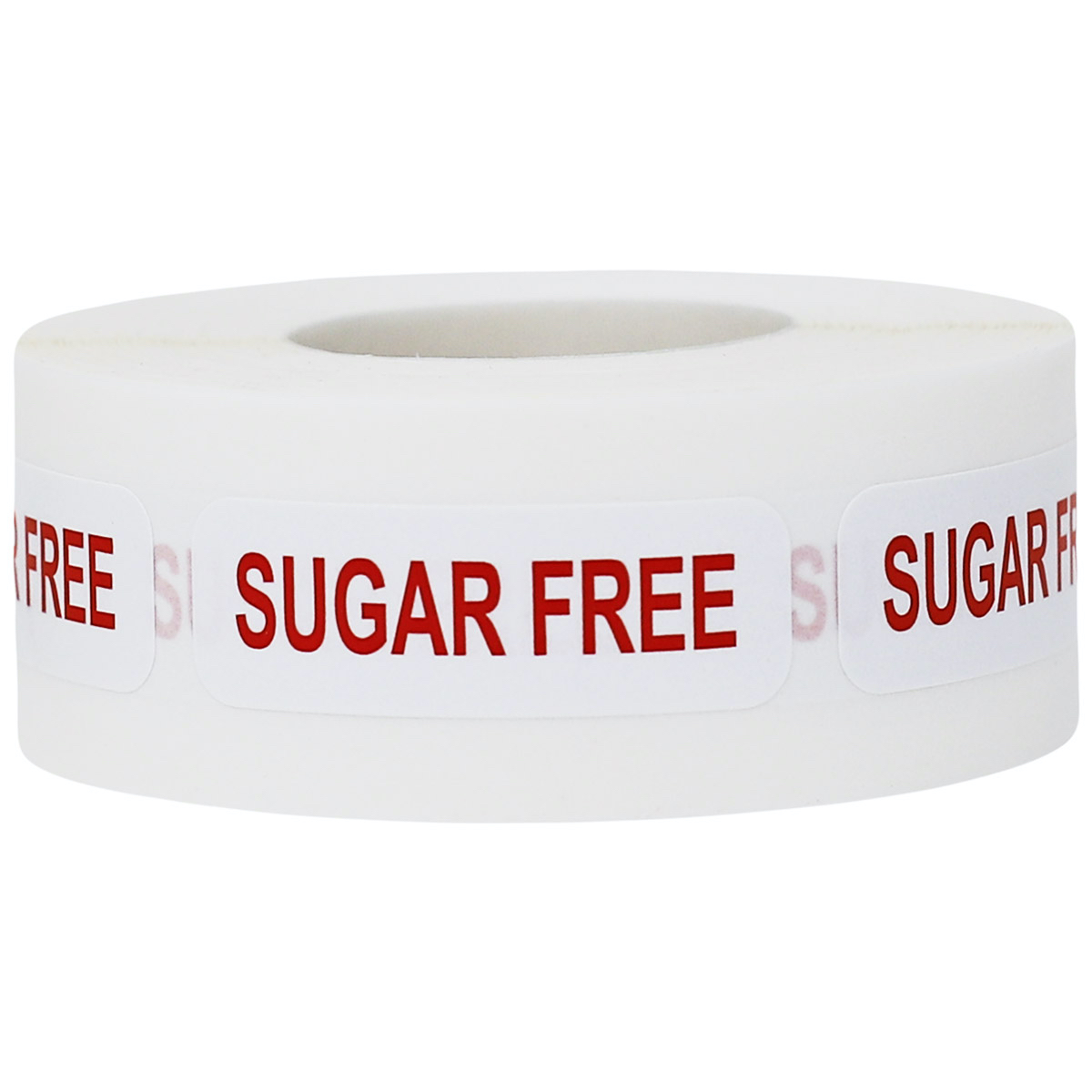 Sugar Free Healthcare Labels 0.5 x 1.5"