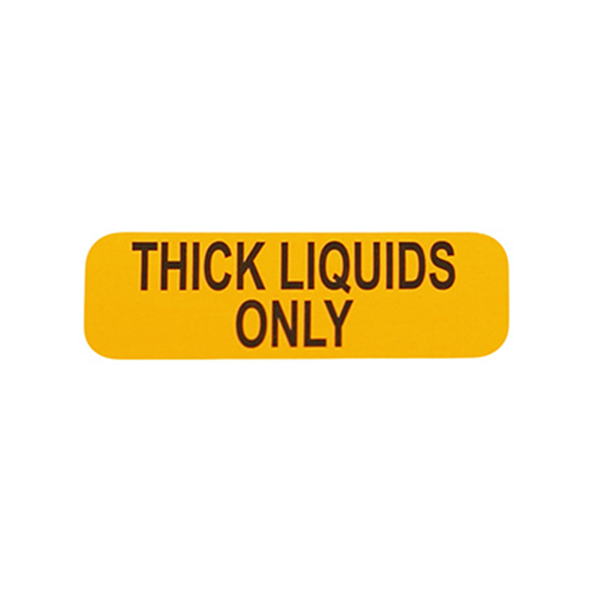 Thick Liquids Only Labels 0.5 x 1.5"