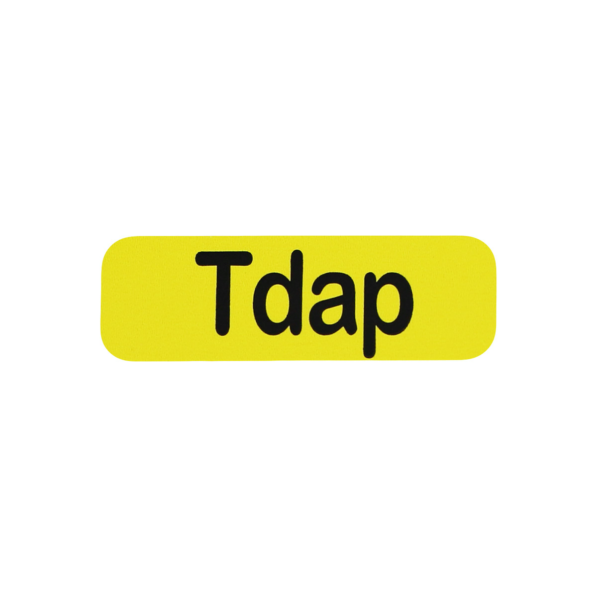 Tdap Healthcare Labels | 0.5 x 1.5"