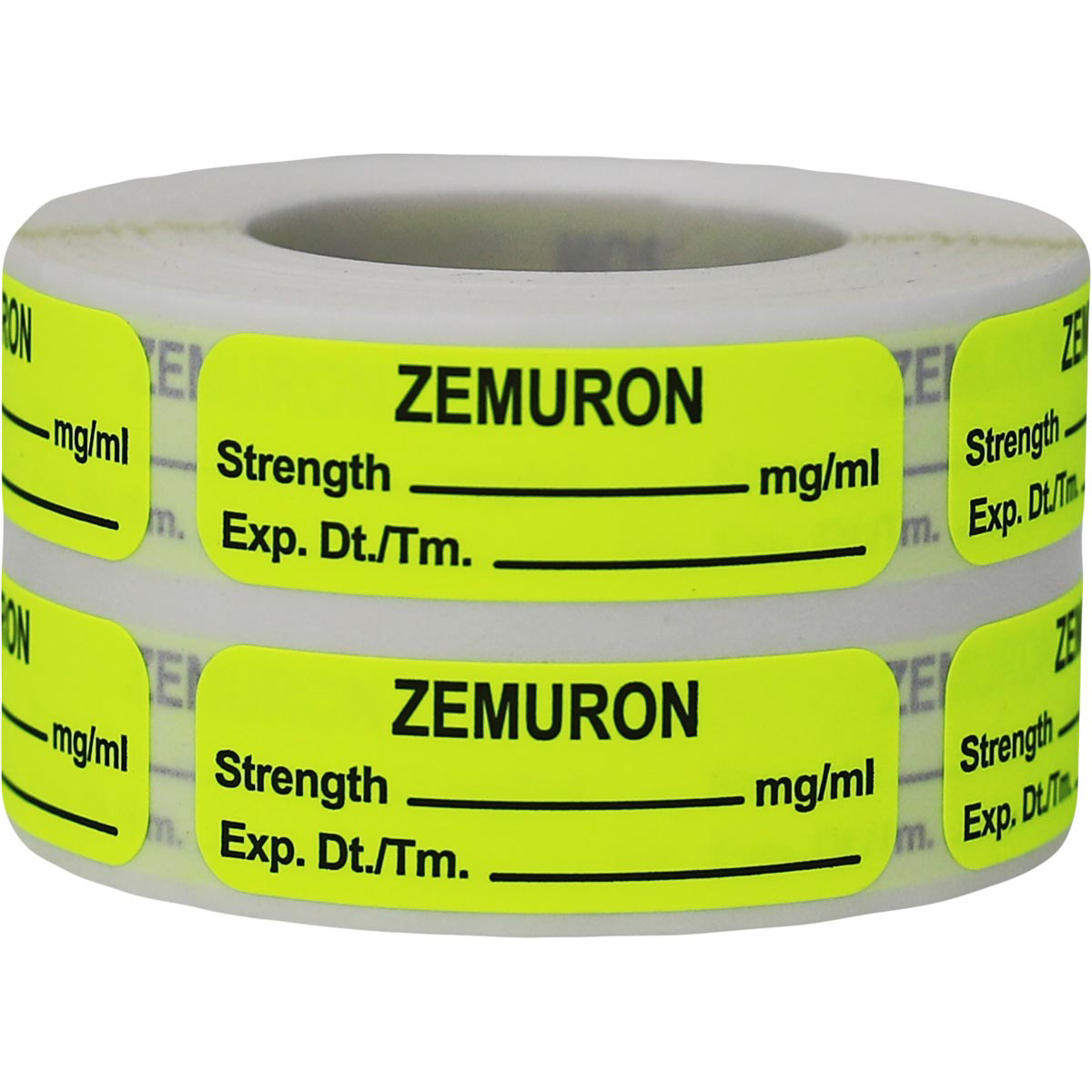 Zemuron Healthcare Labels | 0.5 x 1.5"